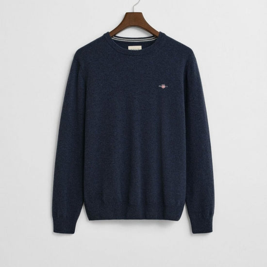 Young Ideas/Henmores - Superfine Lambswool Crew Neck - 374 Tartan Green - M