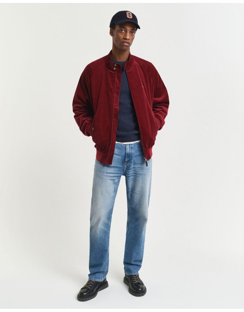 Young Ideas/Henmores - Superfine Lambswool Crew Neck - 374 Tartan Green - M