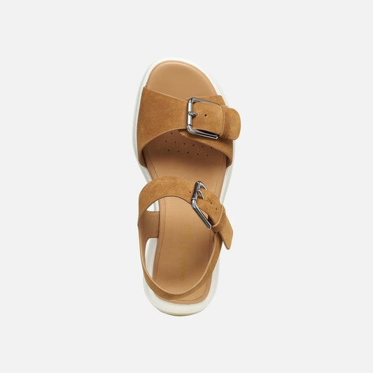 Young Ideas & Henmores - Spherica Ecub Buckle Sandal - Cognac - 4