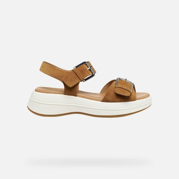 Young Ideas & Henmores - Spherica Ecub Buckle Sandal - Cognac - 4