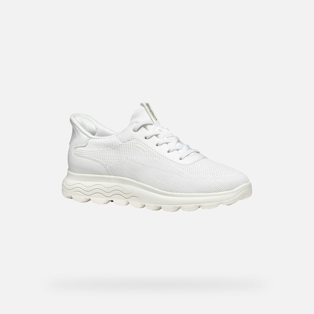 Young Ideas & Henmores - Spherica Plus Knitted Trainers - White - 4
