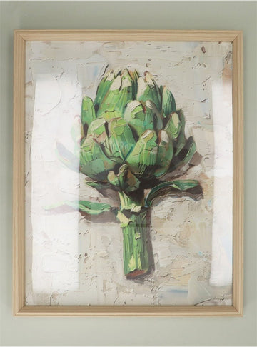 Young Ideas/Henmores - Artichoke Framed Print - Natural - XL