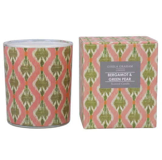 Young Ideas & Henmores - Aztec Scented Boxed Candle Pot - Pink/Green - OS