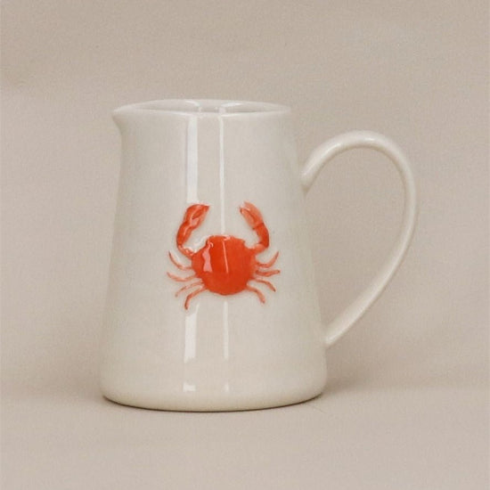 Young Ideas/Henmores - Crab Stoneware Mini Jug - White - OS