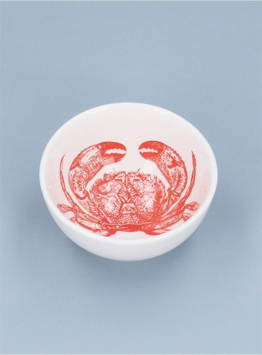 Young Ideas/Henmores - Crab Stoneware Mini Pinch Bowl - White - OS