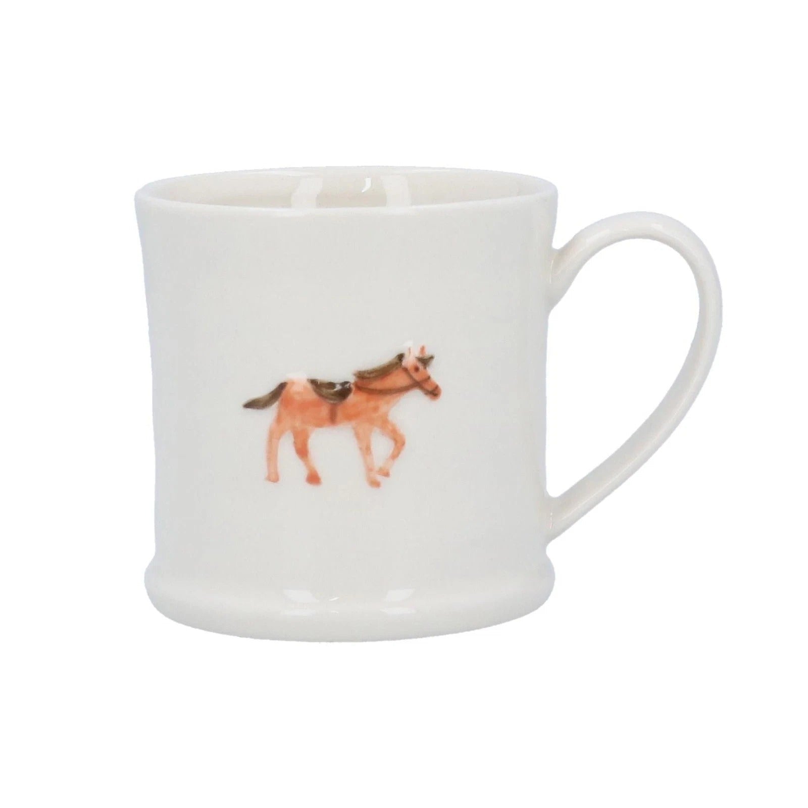 Young Ideas & Henmores - Horse Stoneware Mini Mug - White - OS