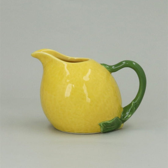 Young Ideas/Henmores - Lemon Shape Stoneware Jug - Yellow - S