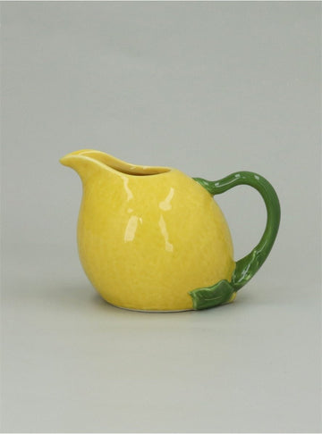 Young Ideas/Henmores - Lemon Shape Stoneware Jug - Yellow - S