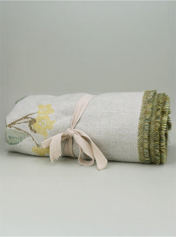 Young Ideas/Henmores - Oleander Flower Fine Cosy Throw - Yellow - OS