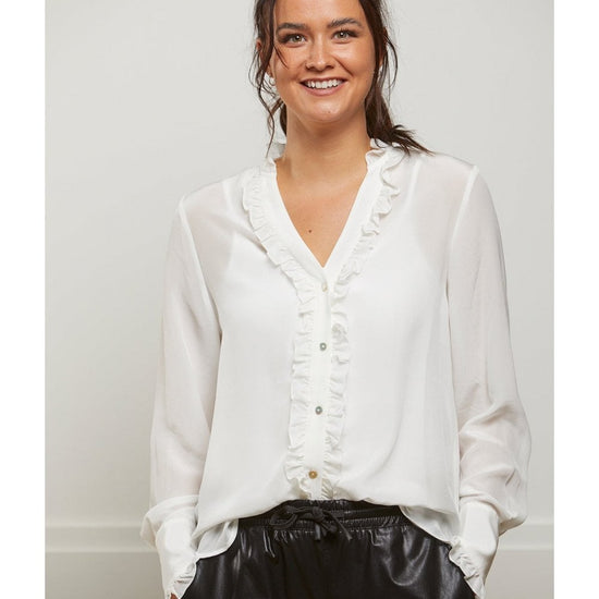 Young Ideas/Henmores - Emily Silk Blouse - Natural - S