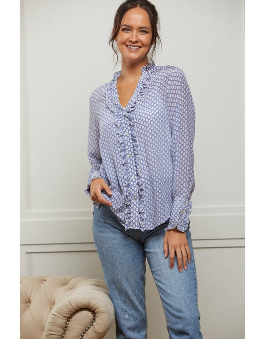 Young Ideas/Henmores - Emily Silk Blouse - Natural - S