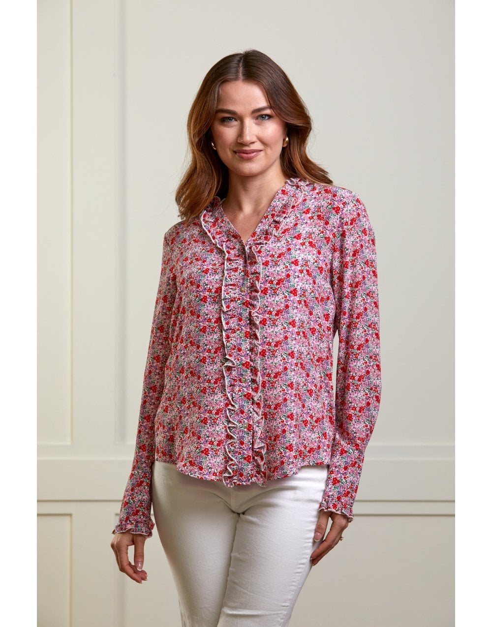 Young Ideas/Henmores - Emily Silk Blouse - Natural - S