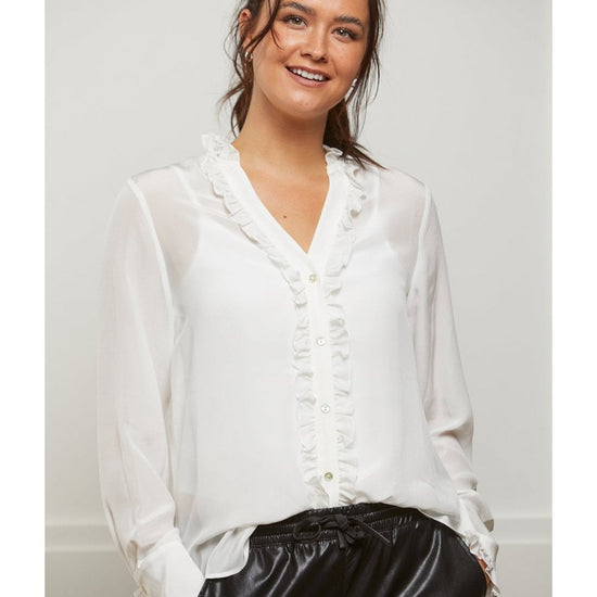 Young Ideas/Henmores - Emily Silk Blouse - Natural - S