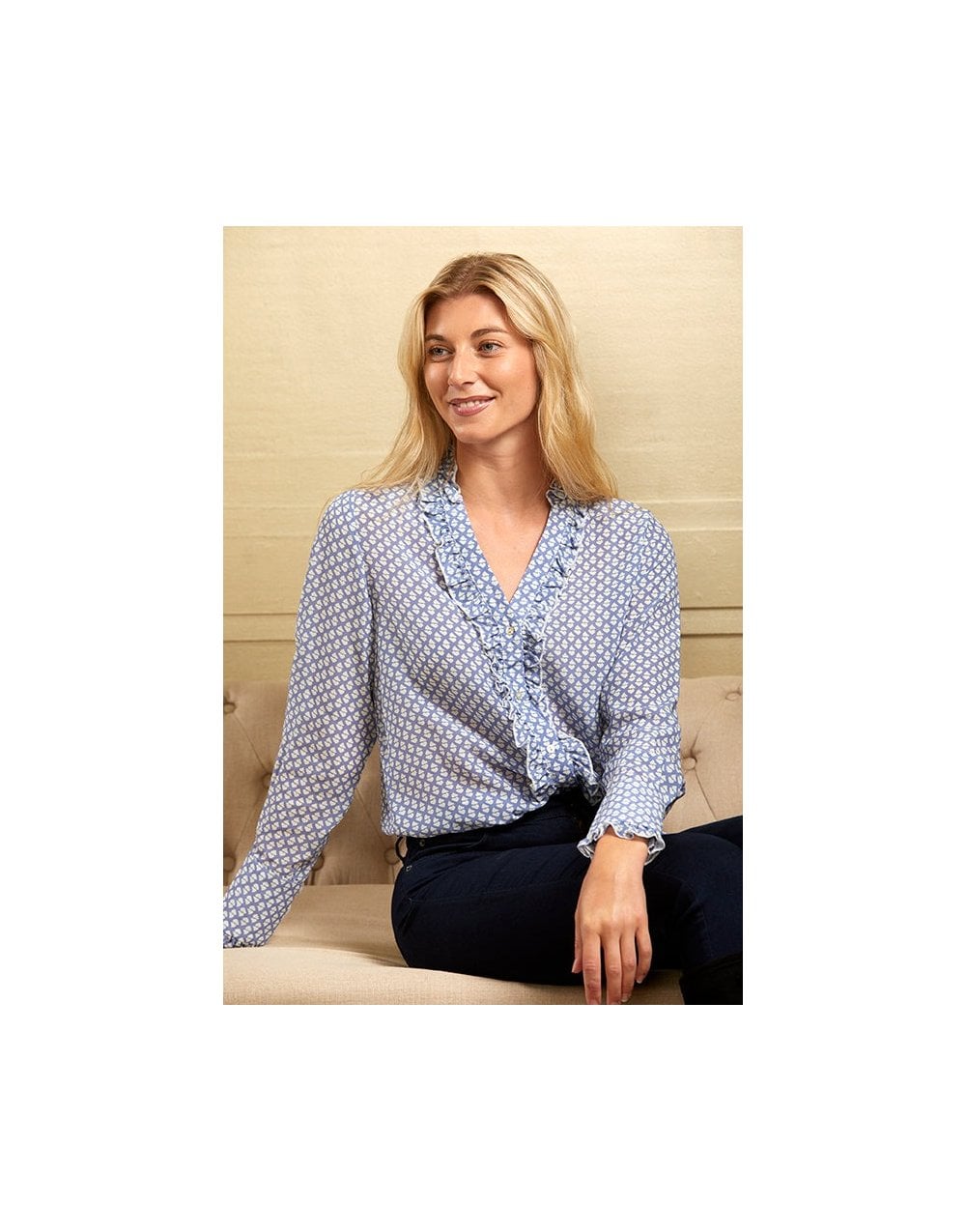 Young Ideas/Henmores - Emily Silk Blouse - Natural - S