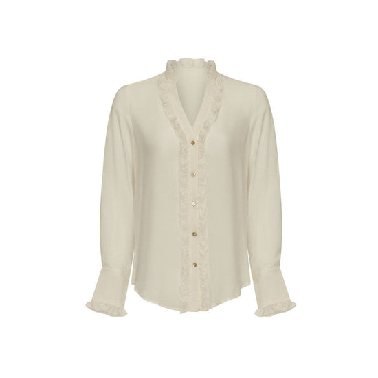 Young Ideas/Henmores - Emily Silk Blouse - Natural - S