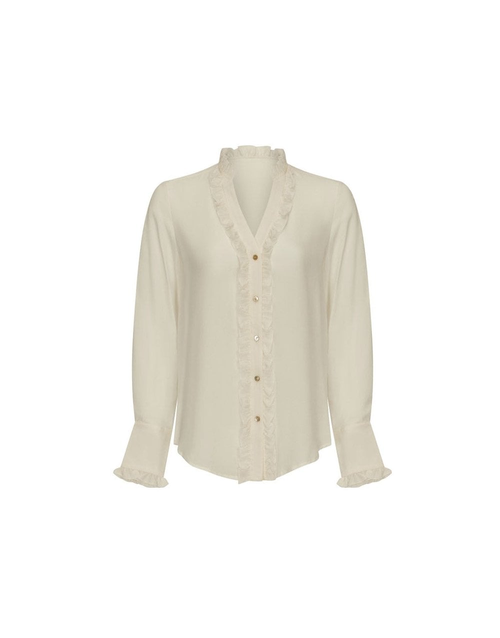 Young Ideas/Henmores - Emily Silk Blouse - Natural - S
