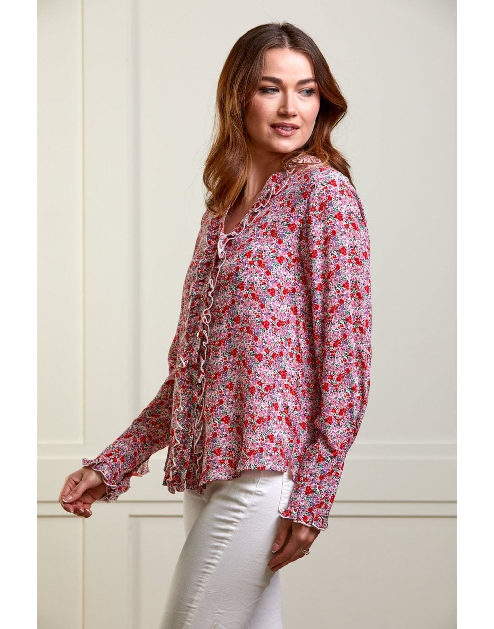 Young Ideas/Henmores - Emily Silk Blouse - Natural - S