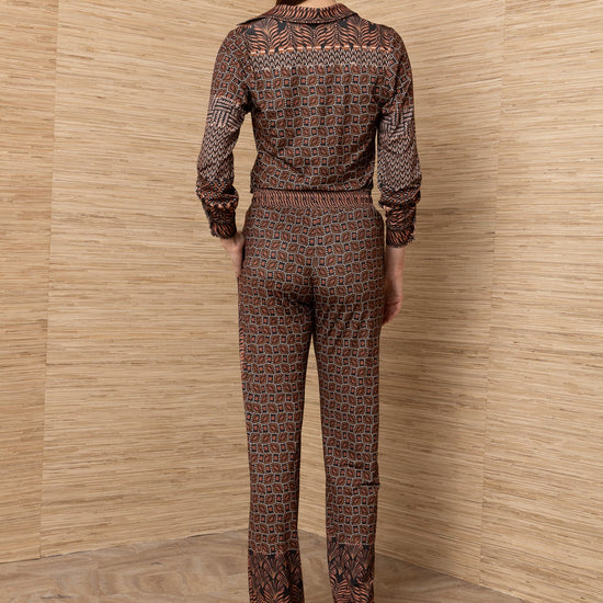 Young Ideas & Henmores -Elowen Pull On Trousers -Brown -S