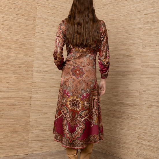 Young Ideas & Henmores -Sonali Button Down Dress -Pink -S