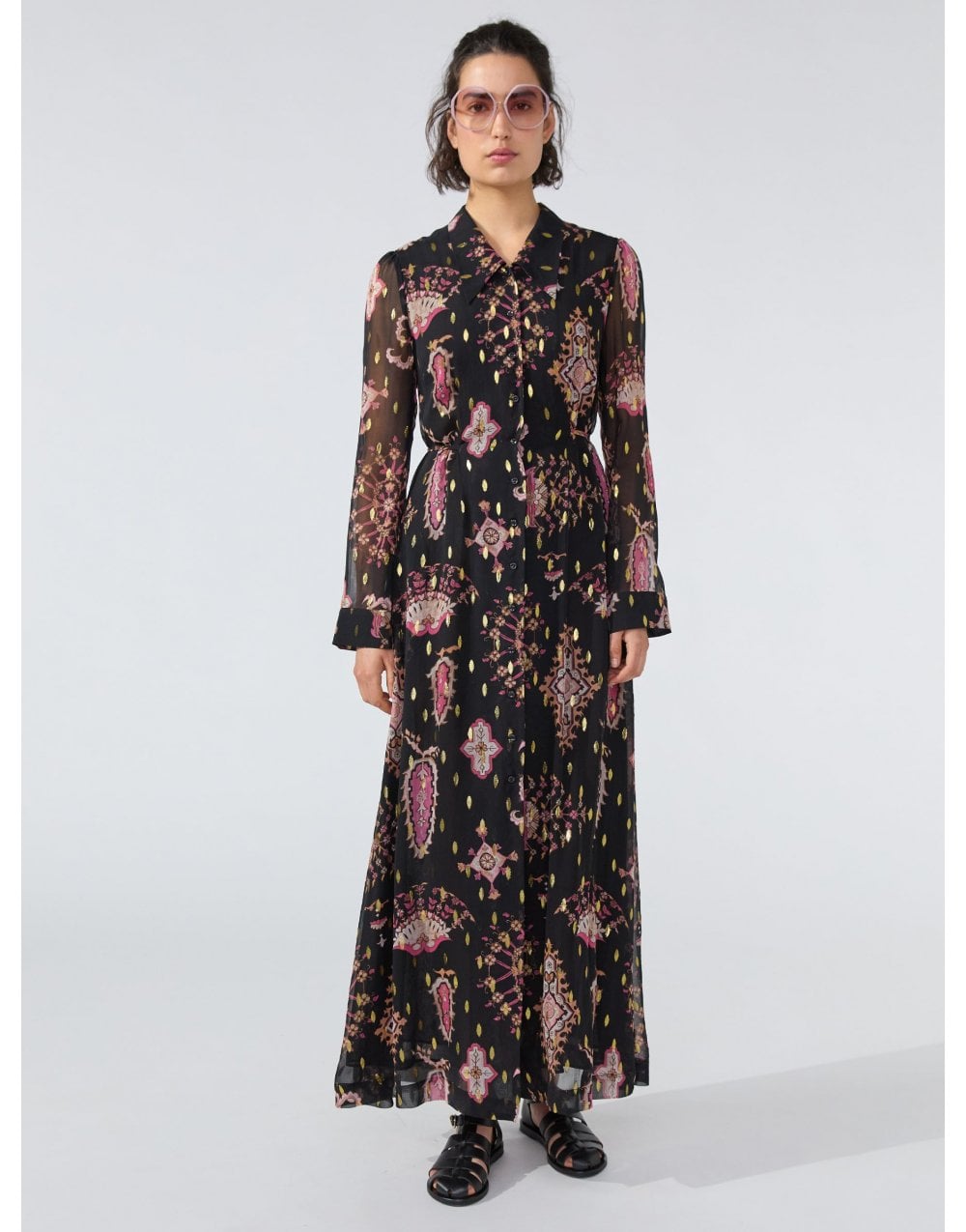 Young Ideas/Henmores - Dylan Shirt Dress - Black - S