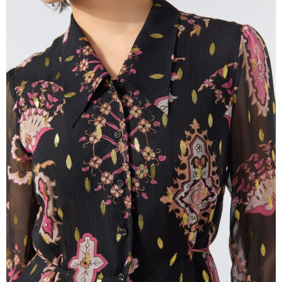 Young Ideas/Henmores - Dylan Shirt Dress - Black - S