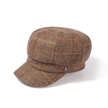 Young Ideas & Henmores -Higham Tweed Baker Boy -Chestnut -S