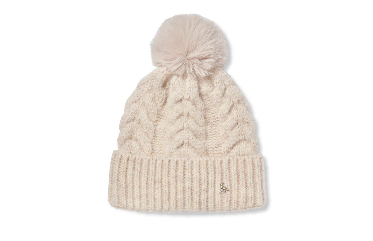 Young Ideas & Henmores -Langham Beanie -Oatmeal -OS