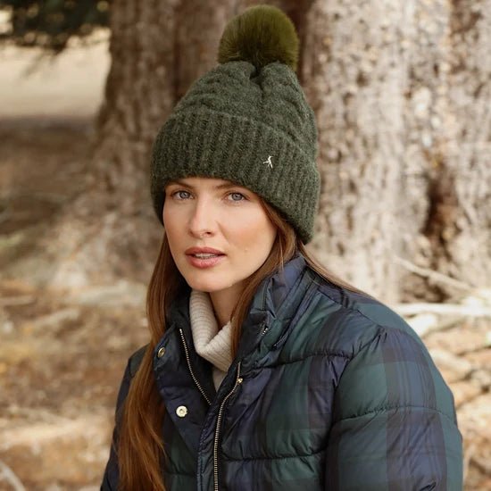 Young Ideas & Henmores -Langham Beanie -Moss -OS