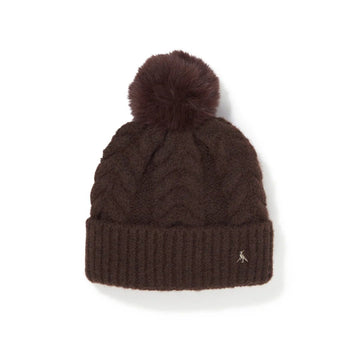 Young Ideas & Henmores -Langham Beanie -Chocolate -OS