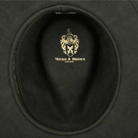 Young Ideas/Henmores - Suffolk Fawn Side Feather Fedora - Camel - XS