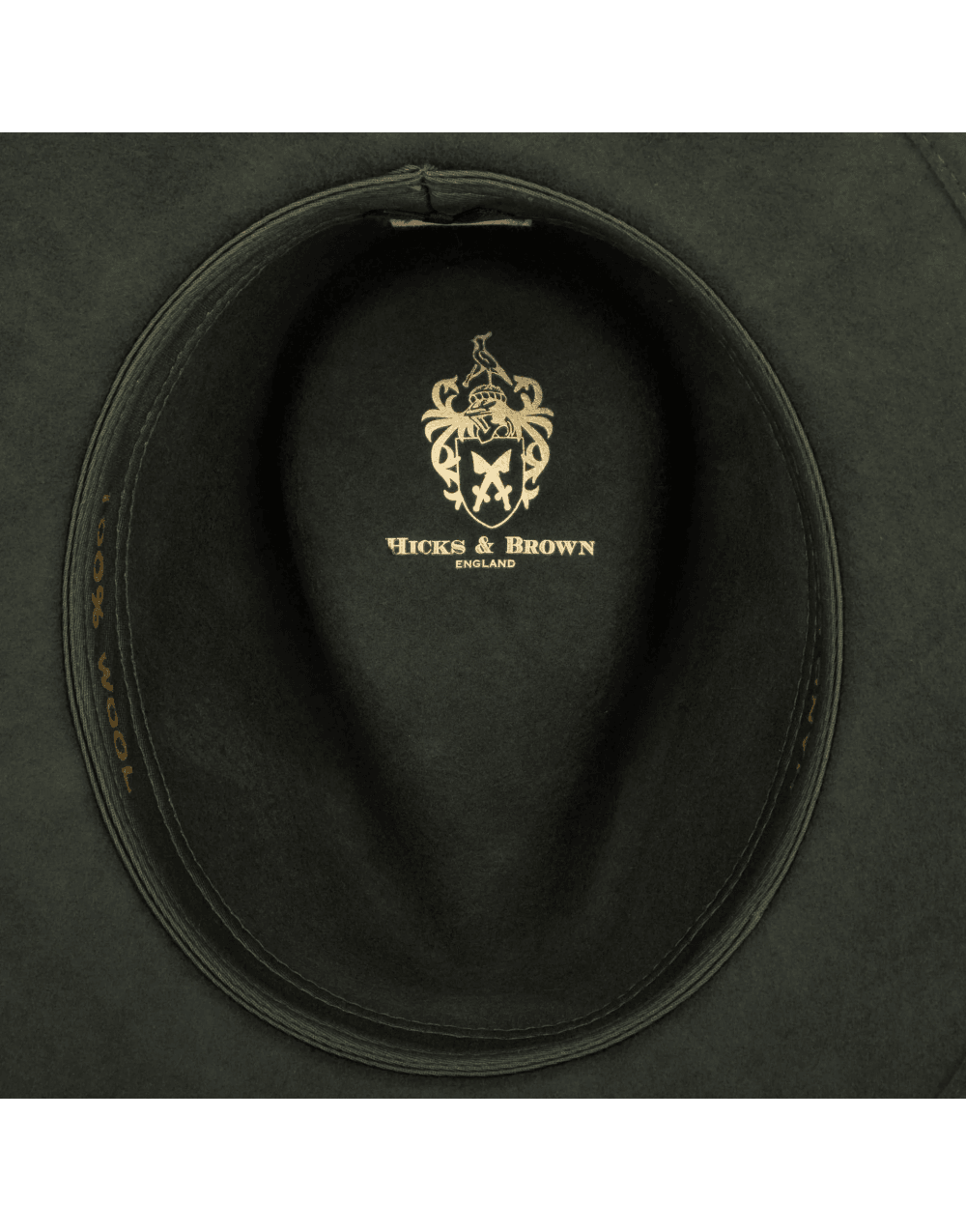 Young Ideas/Henmores - Suffolk Fawn Side Feather Fedora - Camel - XS