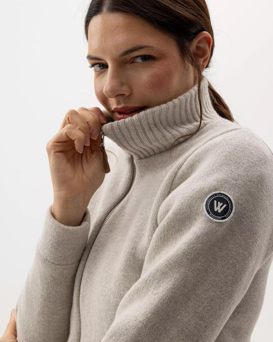 Young Ideas/Henmores - Claire Windproof Fullzip Jacket - 923 Light Grey Melange - S