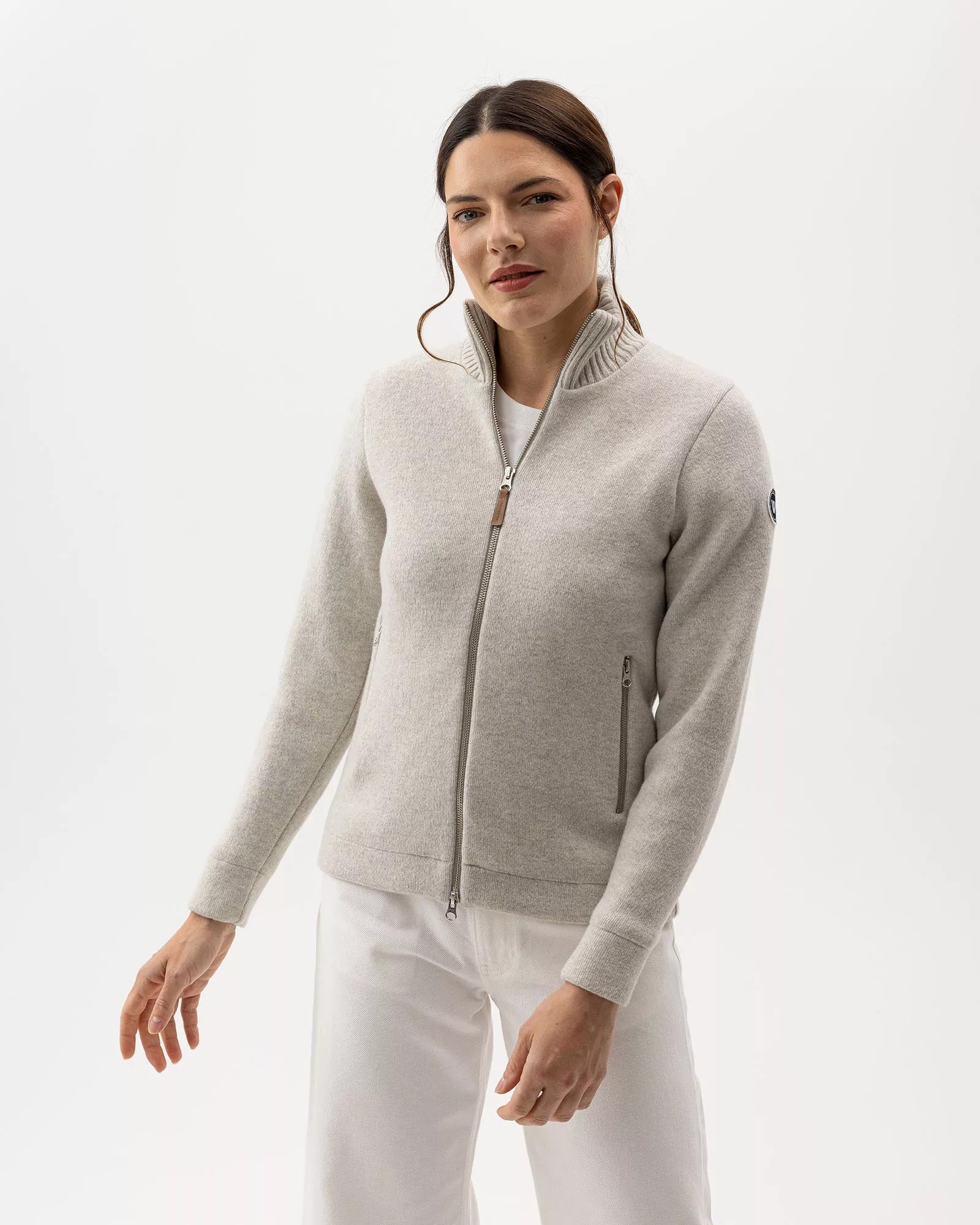 Young Ideas/Henmores - Claire Windproof Fullzip Jacket - 923 Light Grey Melange - S