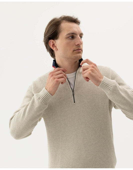 Young Ideas/Henmores - Classic Windproof - Off White Melange - M