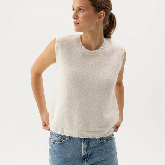 Young Ideas/Henmores - Elsy Vest - Off White - S