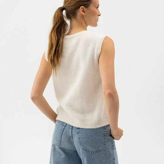 Young Ideas/Henmores - Elsy Vest - Off White - S