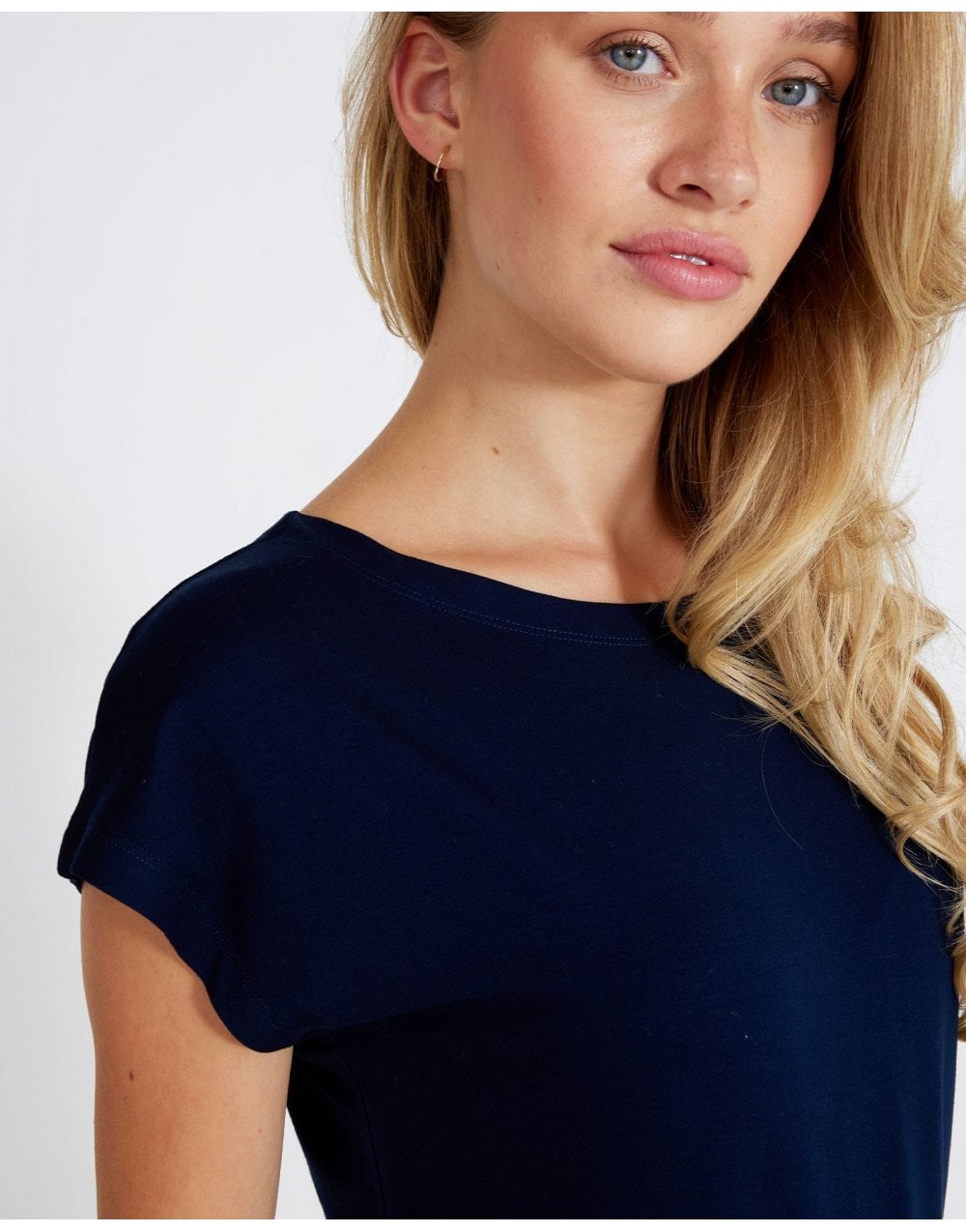 Young Ideas/Henmores - Esther Capsleeve Top - Navy - XS