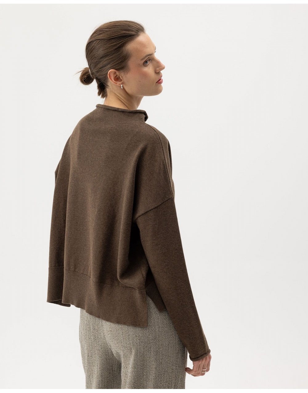 Young Ideas/Henmores - Hulda Sweater - 765 Teak Melange - XS