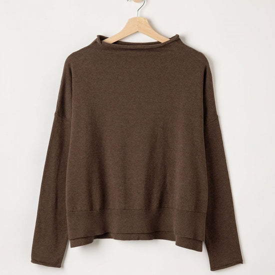 Young Ideas/Henmores - Hulda Sweater - 765 Teak Melange - XS