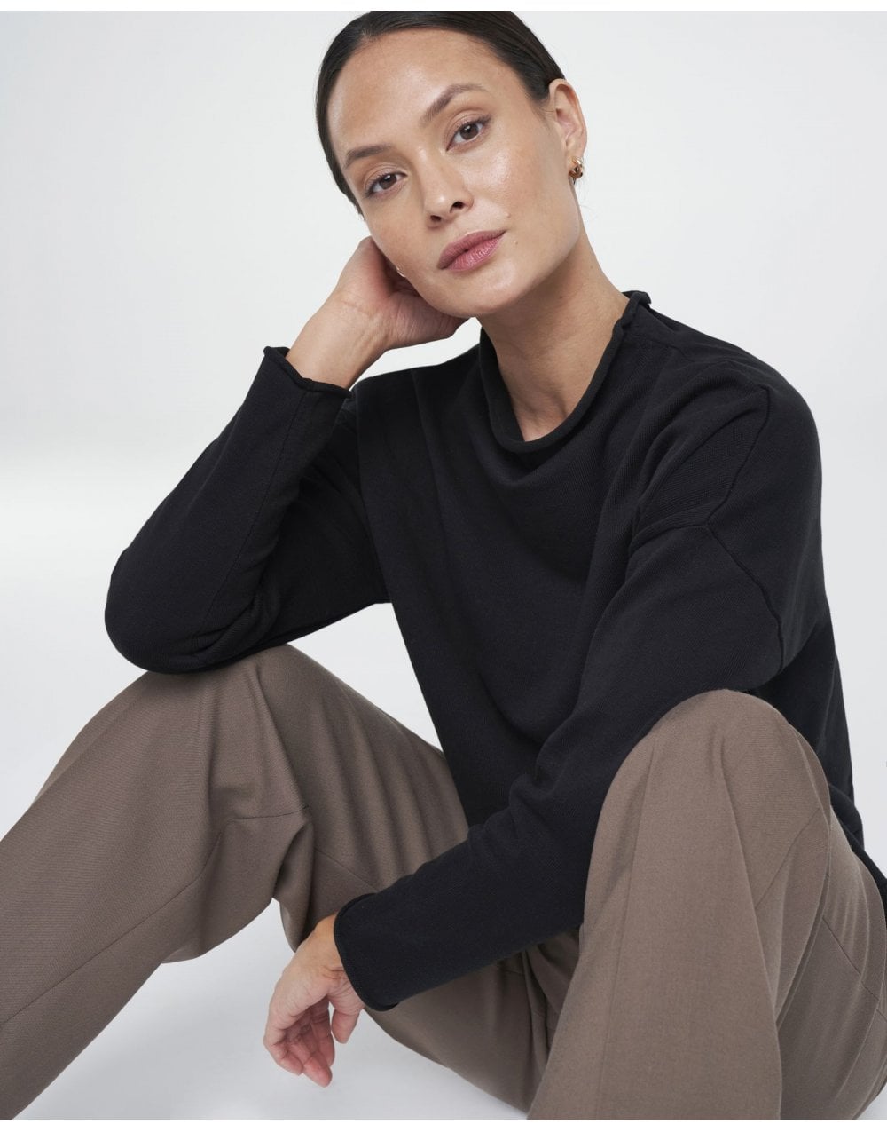 Young Ideas/Henmores - Hulda Sweater - 765 Teak Melange - XS