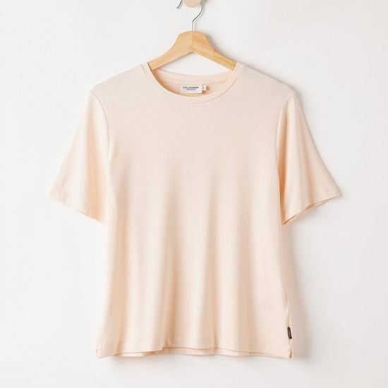 Young Ideas/Henmores - Jennie Jersey Tee - Pale Peach - S
