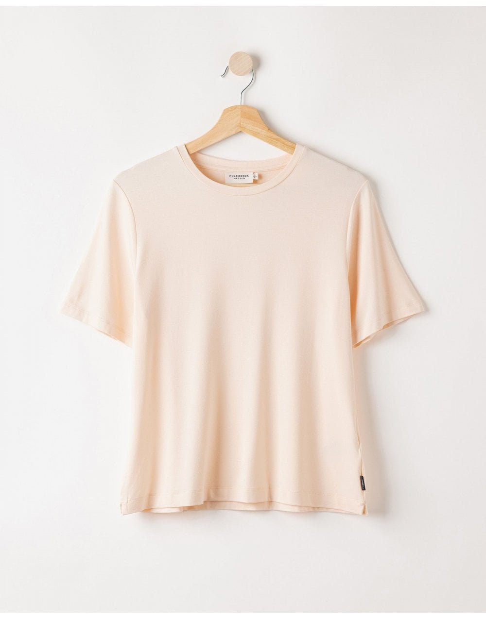 Young Ideas/Henmores - Jennie Jersey Tee - Pale Peach - S