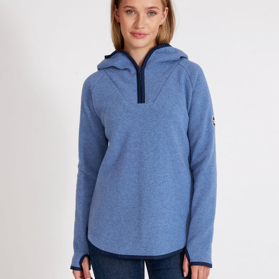 Young Ideas/Henmores - Judit Windproof Hooded Jumper - 602 Dove Blue - L