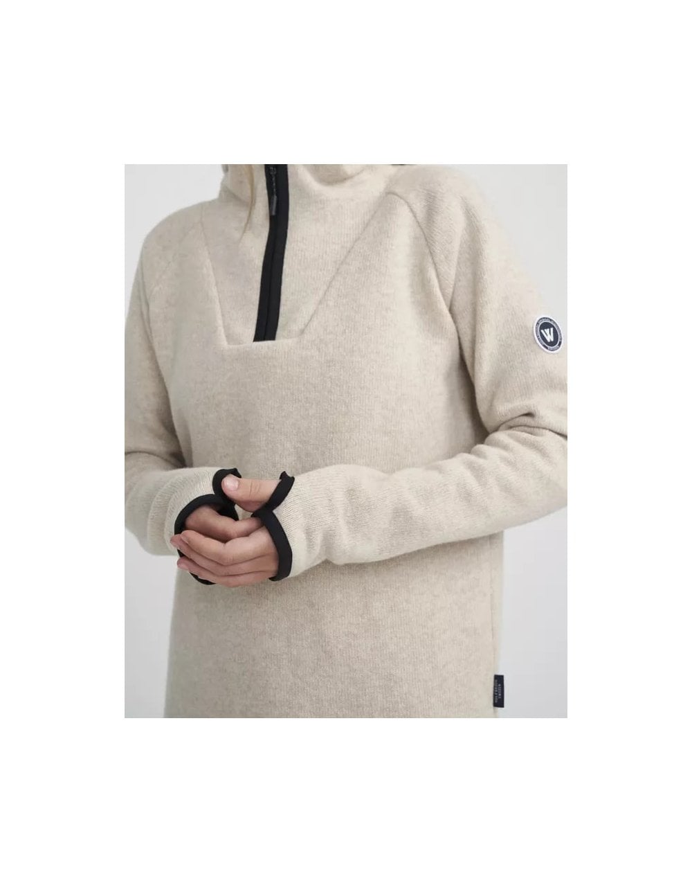 Young Ideas/Henmores - Judit Windproof Hooded Jumper - 710 Sand - XS