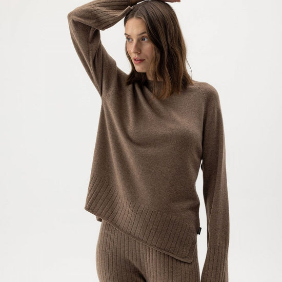 Young Ideas/Henmores - Kristina Raglan - 760 Oak Melange - XS