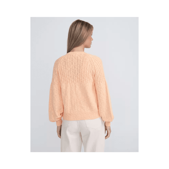 Young Ideas/Henmores - Ladies Lova Cardigan - Pale Apricot - L