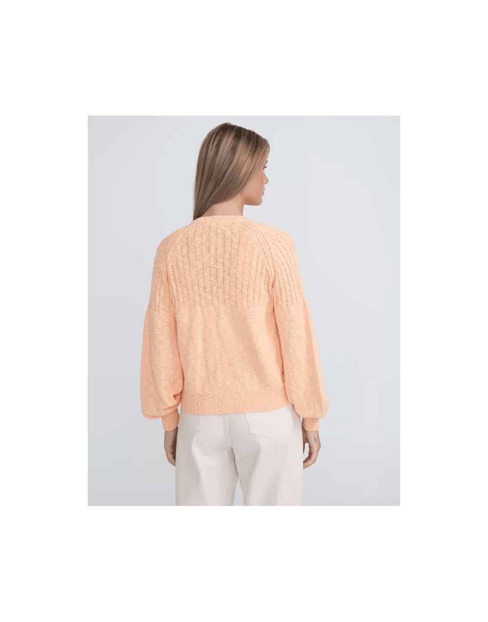 Young Ideas/Henmores - Ladies Lova Cardigan - Pale Apricot - L