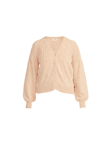 Young Ideas/Henmores - Ladies Lova Cardigan - Pale Apricot - L