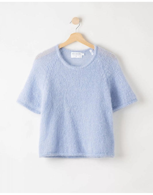 Young Ideas/Henmores - Lilian Top - Light Blue - S