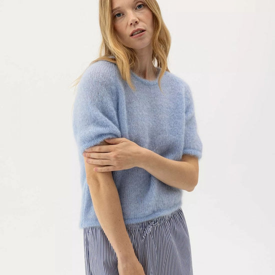 Young Ideas/Henmores - Lilian Top - Light Blue - S